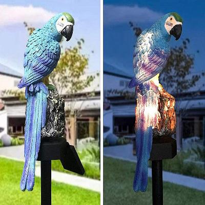 Lampe Exterieur LED - LEDGardenStick™ - Perroquet Bleu - Mon Jardin Lumineux