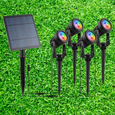 Eclairage Exterieur - SolarLEDLight™ - Couleur - Mon Jardin Lumineux