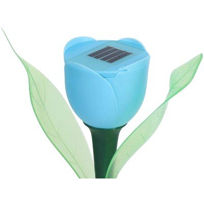 Eclairage Exterieur - SolarRoseGlow™ - Bleu - Mon Jardin Lumineux